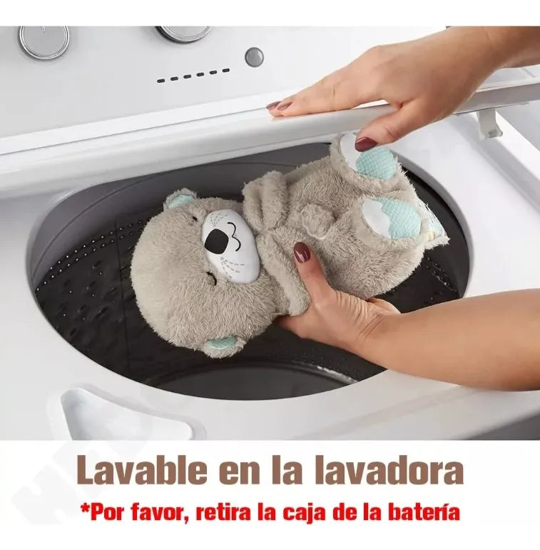 Peluche de nutria calmante para bebe y adultos