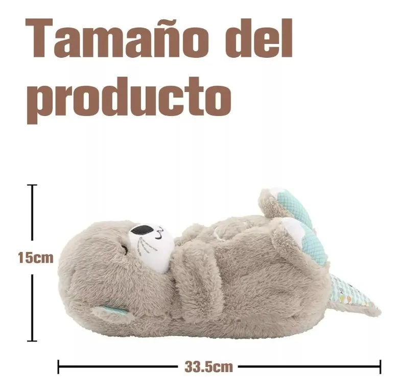 Peluche de nutria calmante para bebe y adultos