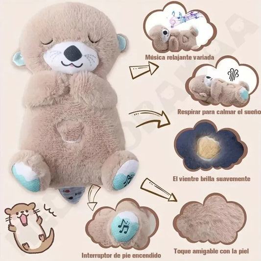 Peluche de nutria calmante para bebe y adultos
